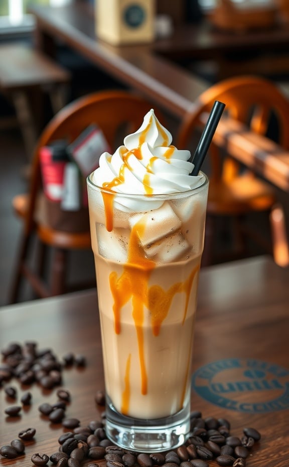 Caramel Vanilla Iced Coffee Recipe