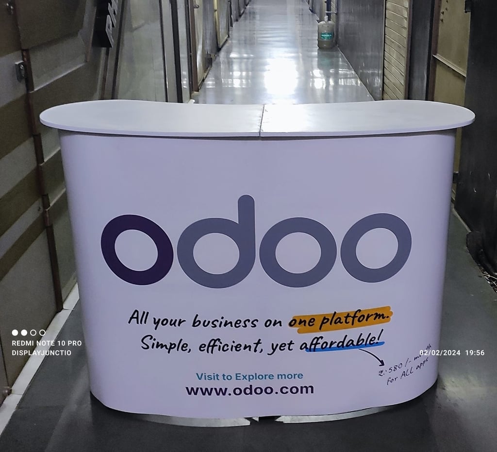 Curved Reception Table