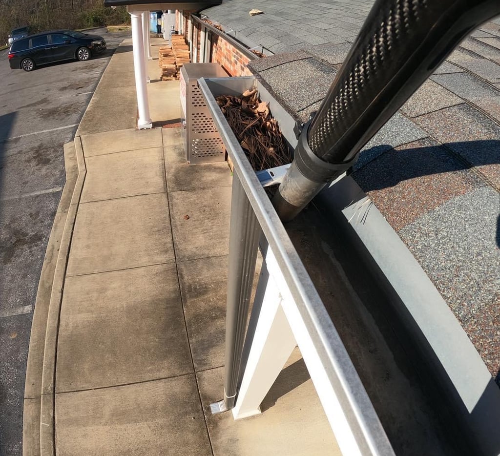Commercial gutter cleaning vacuum