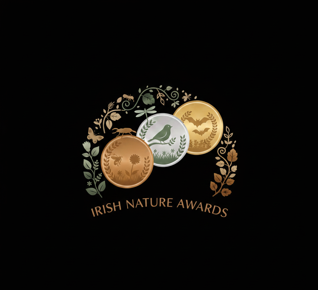 Company Logo consting of a gold silver and bronze medal