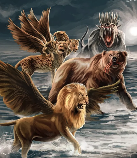 The 4 beasts in Daniel Chapter 7