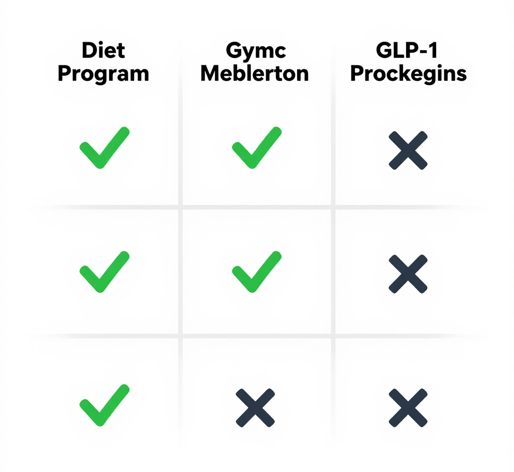 Comparison of best weight loss programs showing why doctor-guided GLP-1 treatment delivers real resu