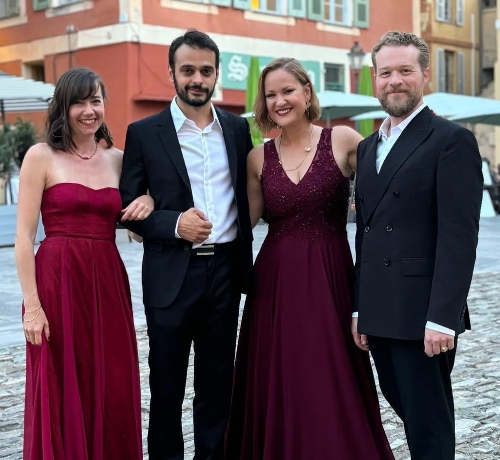 Photo des membres du quatuor