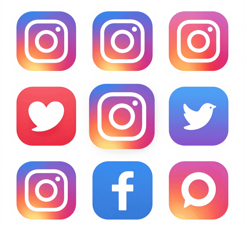 a red play button sitting on top of a table