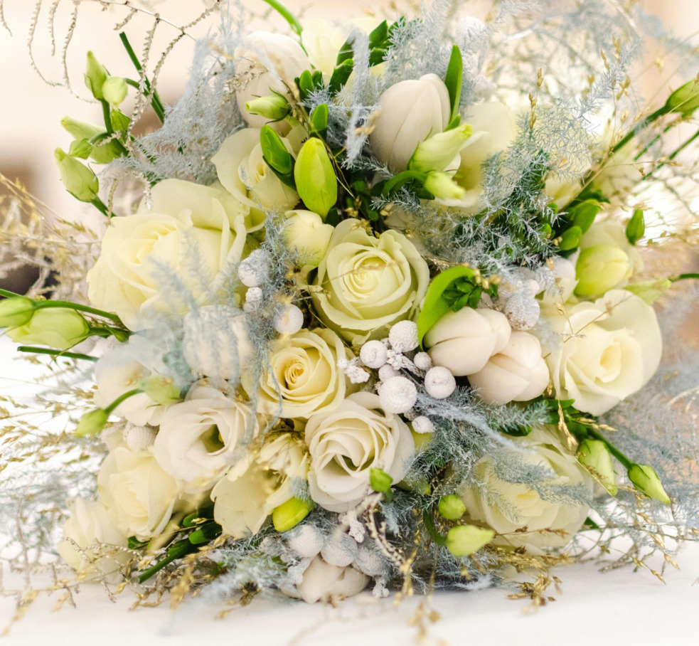 flowers on a wedding organized by Francesco Margaretini