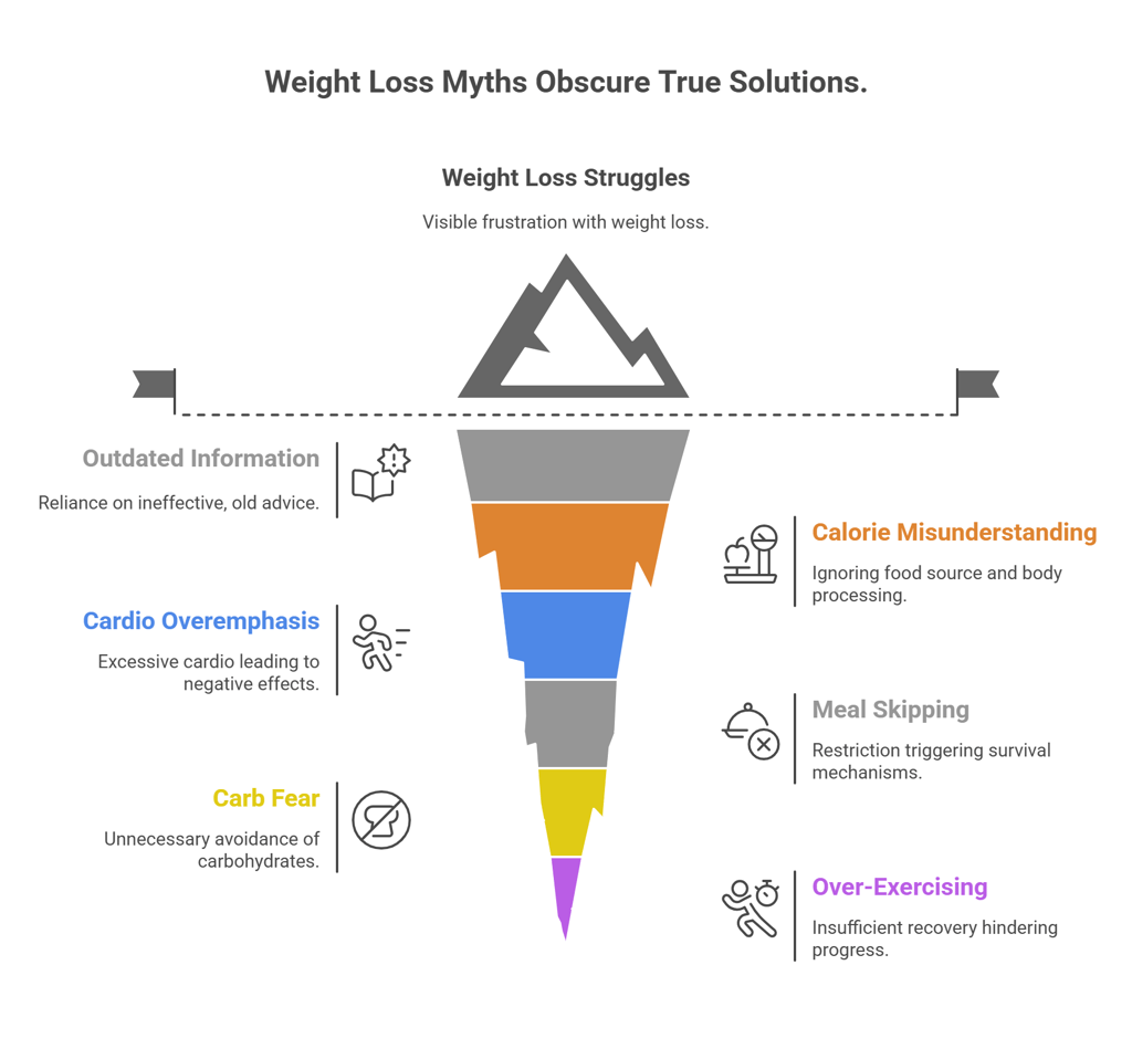 infographic weight loss struggles
