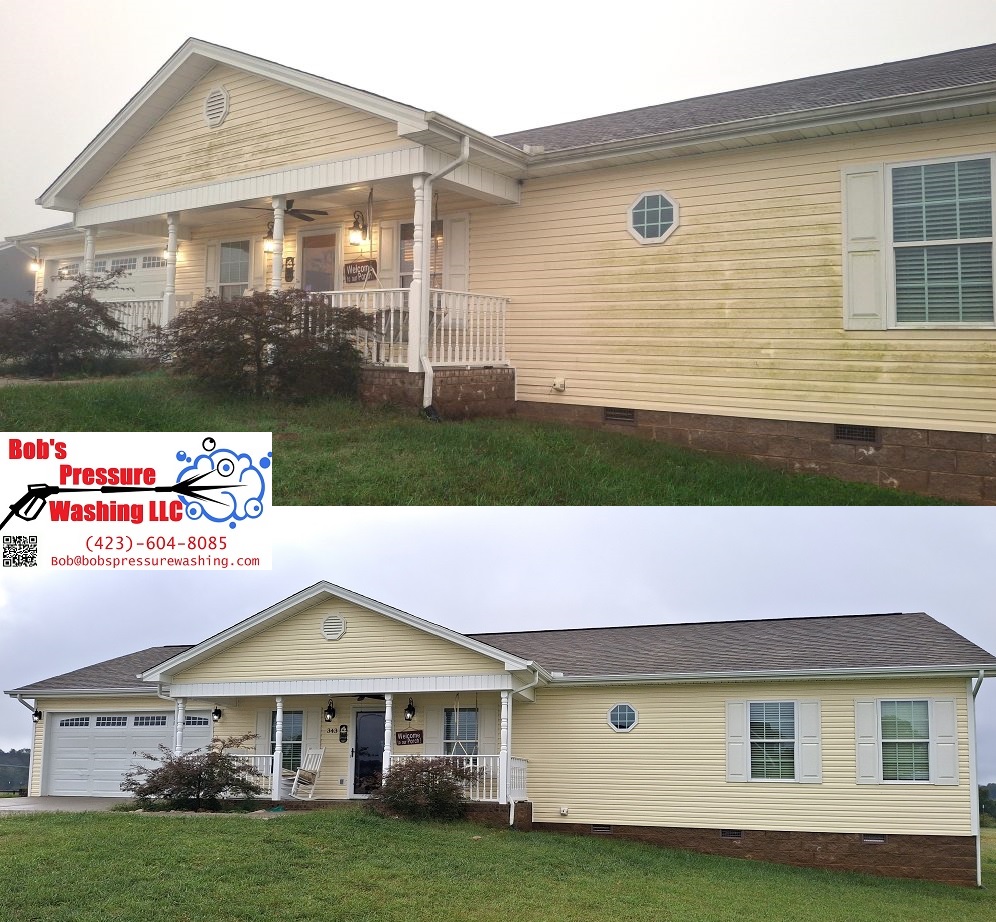 House wash in Whitesburg, Tn 37891 near me by Bobs Pressure Washing LLC in Bulls Gap, Tn 37711 31
