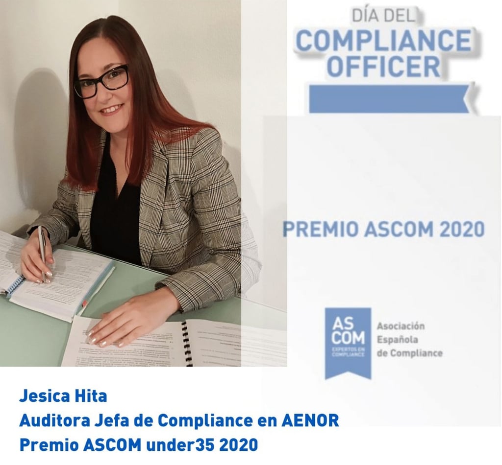 PREMIO COMPLIANCE UNDER35 JESICA HITA ASCOM EXPERTOS ISO 37301