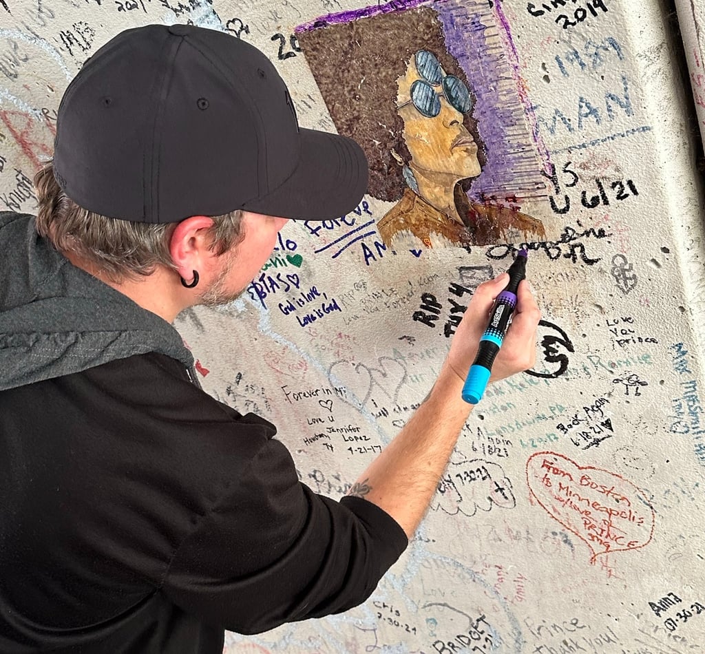 Robert Hedges Paisley Park Graffiti Tunnel