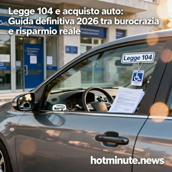 Guida acquisto auto Legge 104 2026 - Agevolazioni IVA e detrazioni IRPEF"
