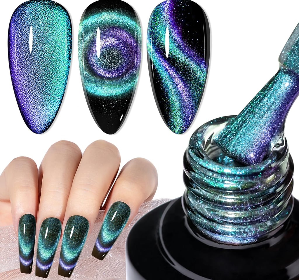 Cateye nail polish in home service