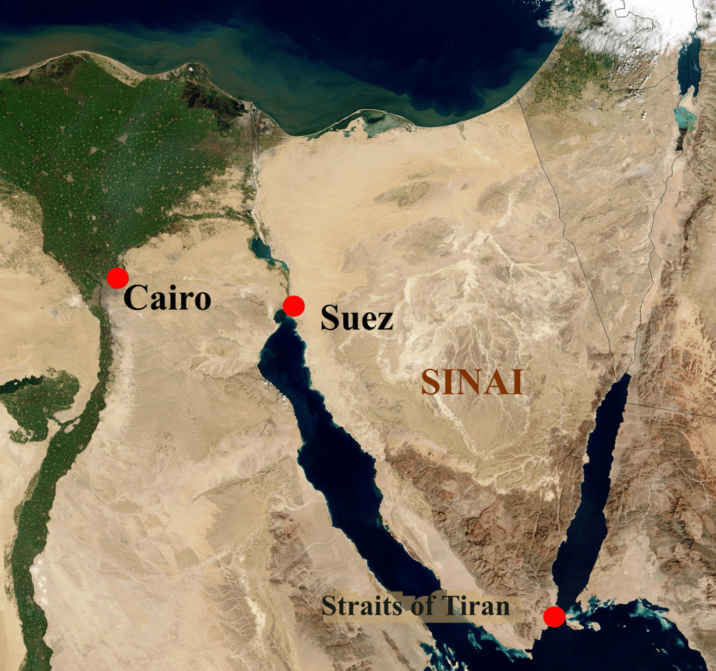 Tanto Press Sinai map