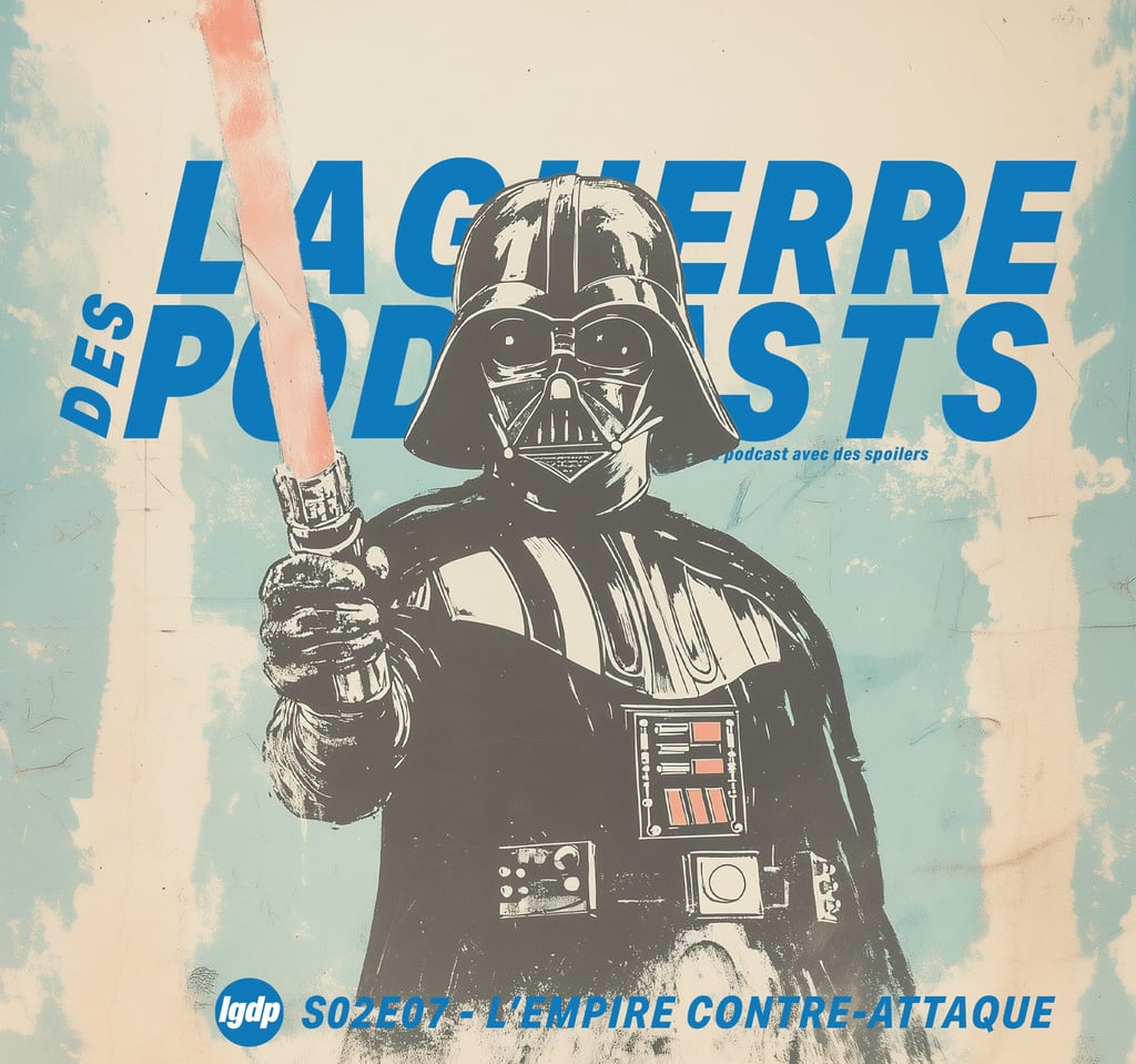 Darth VAder holding a red light saber
