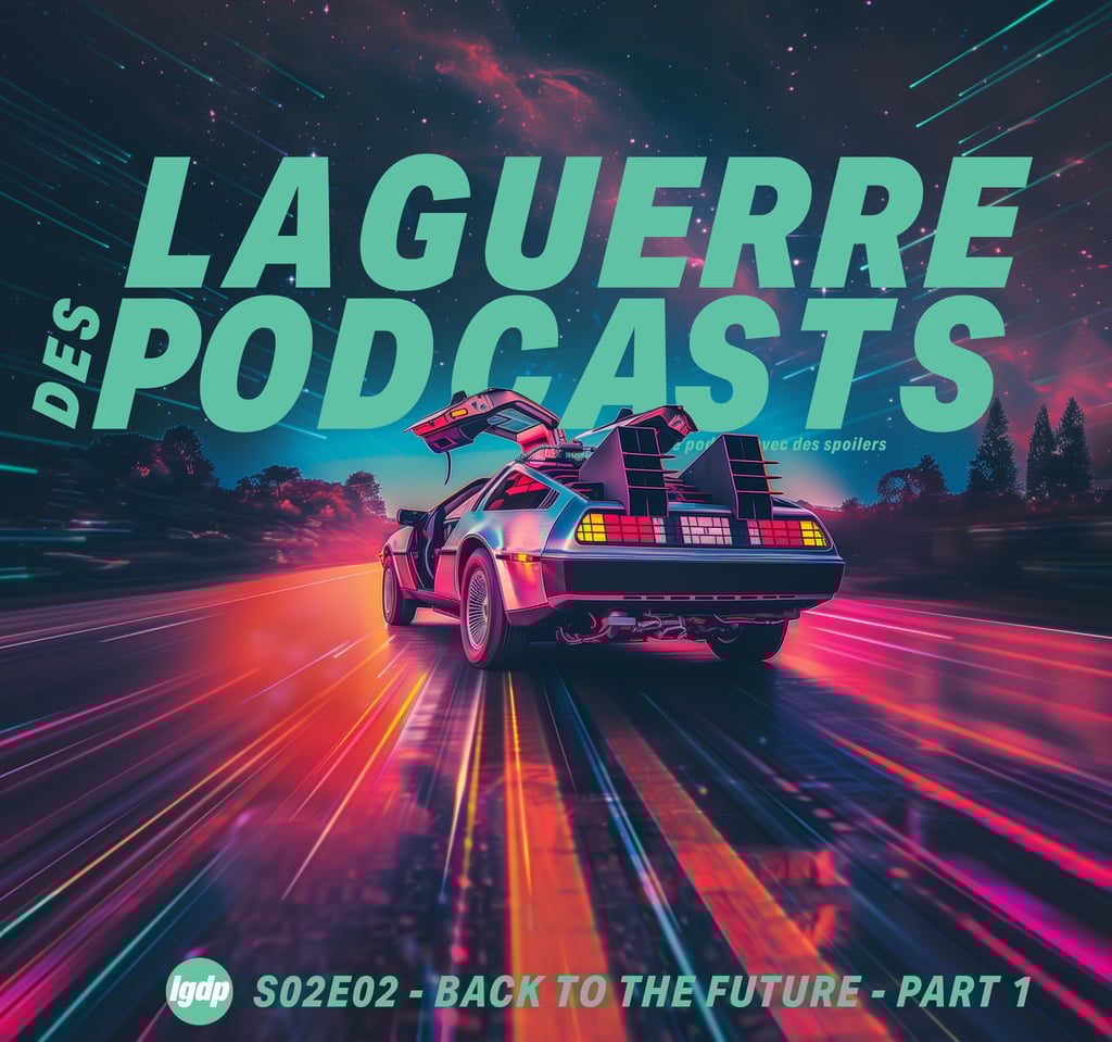 Illustration de la Delorean de Retour vers le Futur