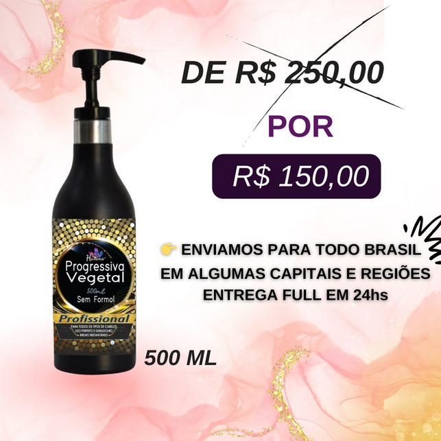 Frasco Progressiva Vegetal 500ml