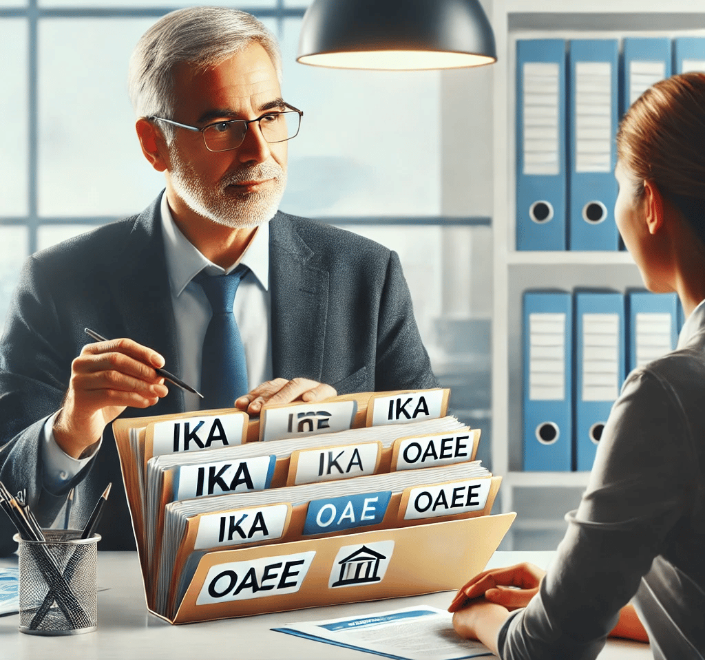 Συζήτηση για διαδοχική ασφάλιση με σύμβουλο σύνταξης στο esintaxi.gr