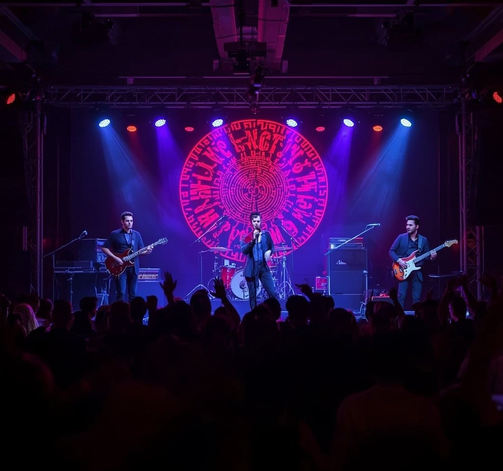 Banda cover profissional se apresentando em evento em São Paulo