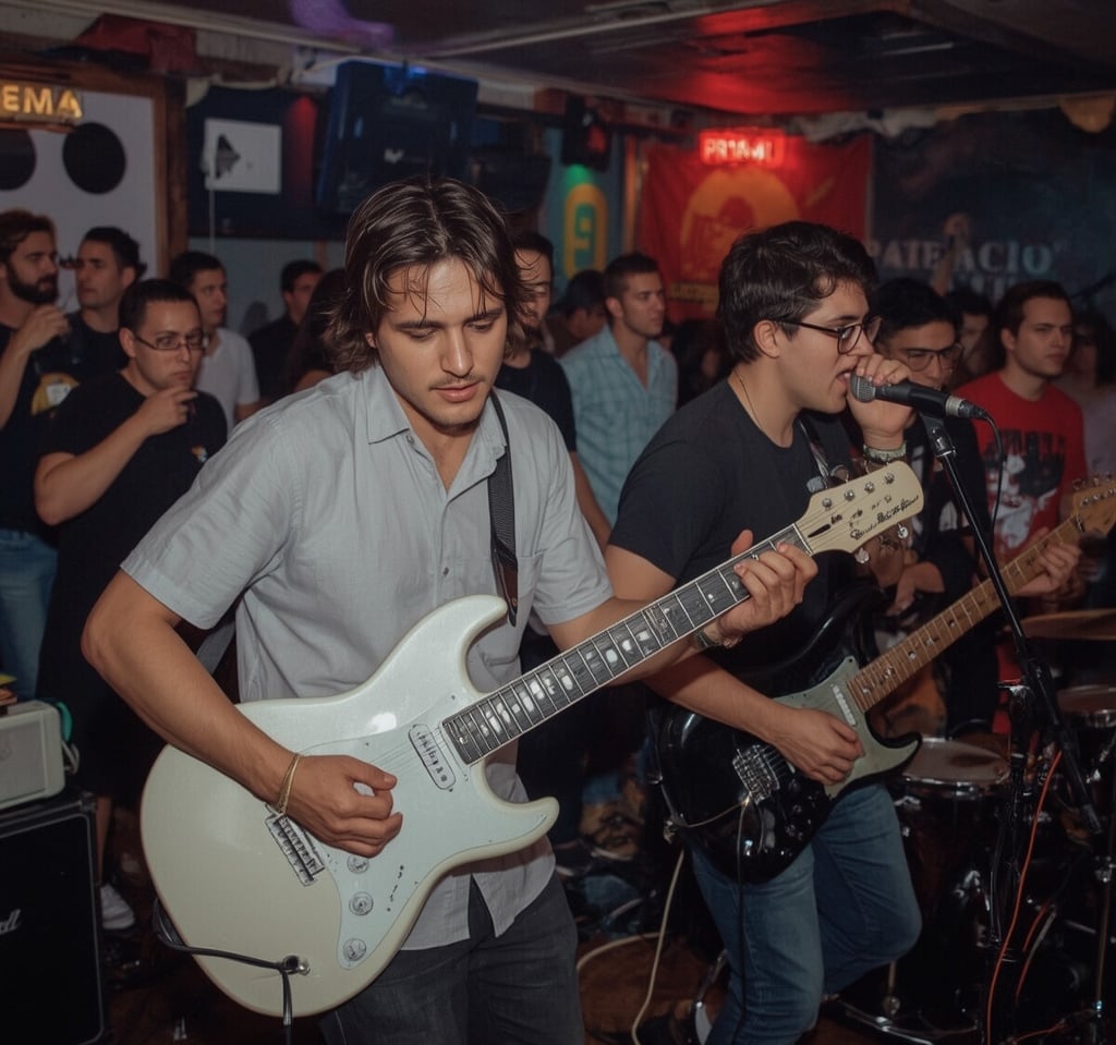 Show de rock ao vivo em bar da Zona Sul de São Paulo