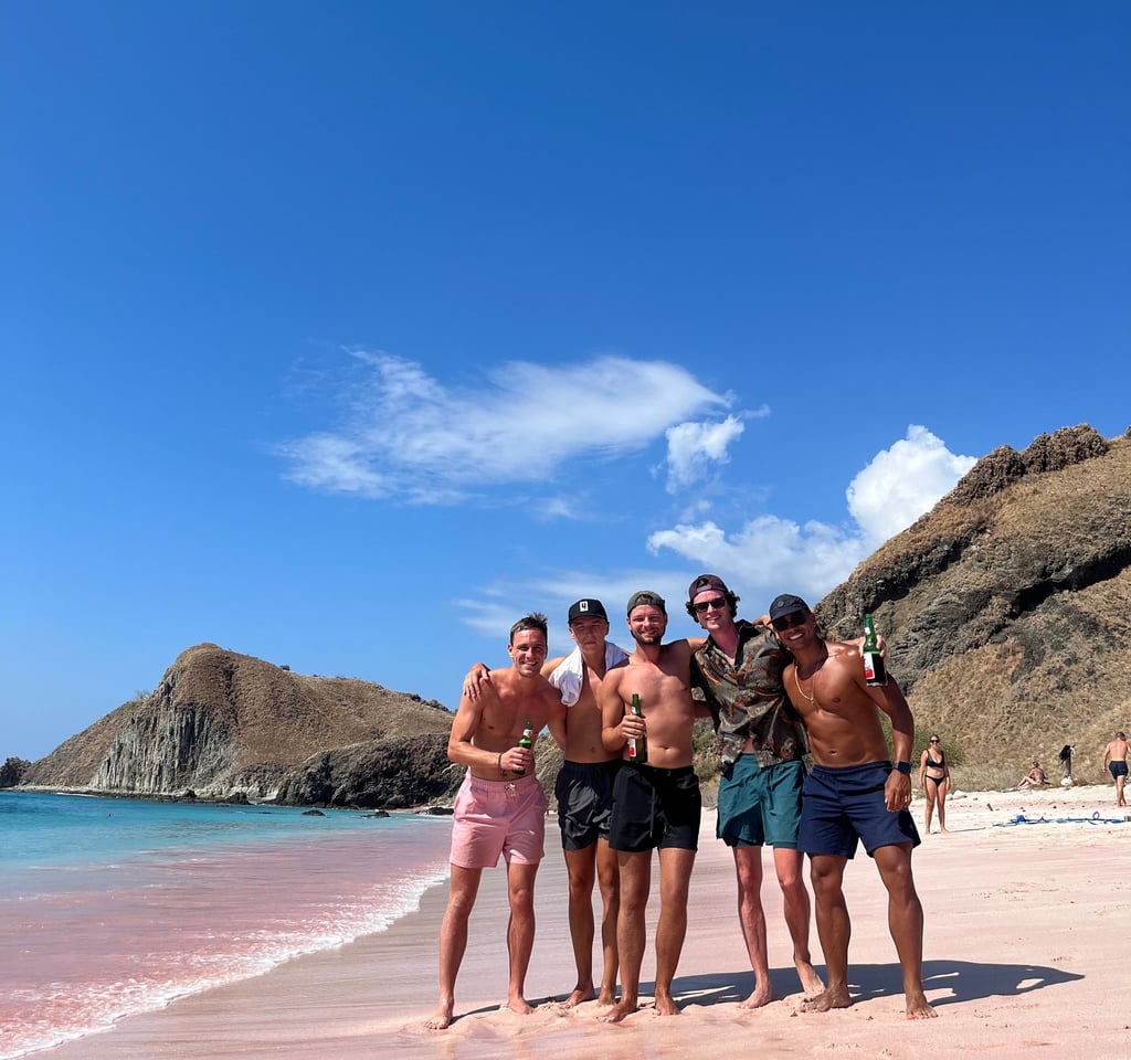 Pink Beach na Indonésia