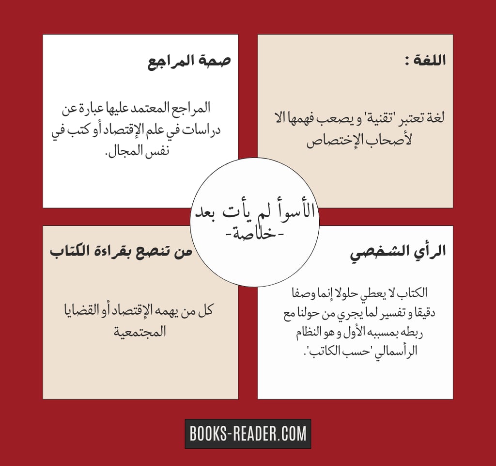 خلاصة لكتاب الأسوأ لم يأت بعد