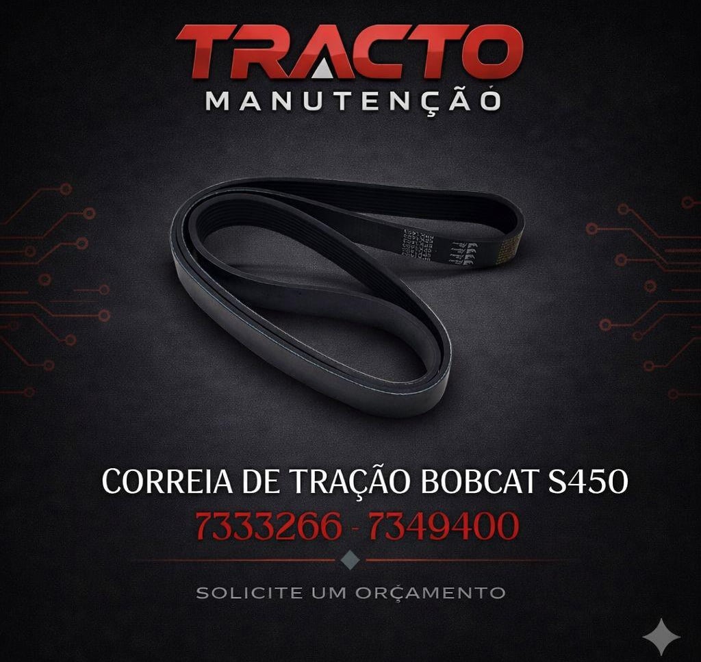 7333266 / 7349400 - Correia de Tração Bobcat S450