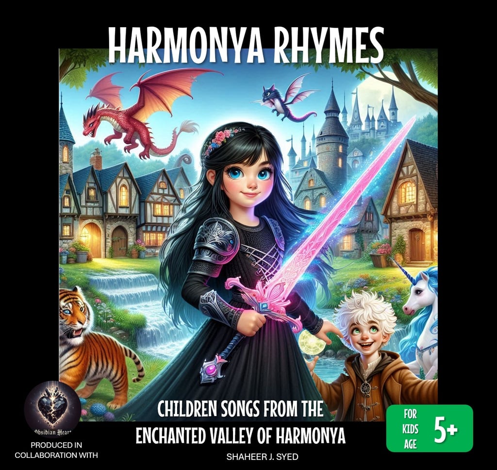 Album cover of Harmonya Rhymes for Kids, the world of Harmonya