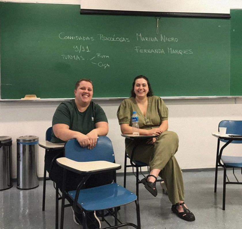 Psicólogas do consultório Todavia Psicologia em Santana