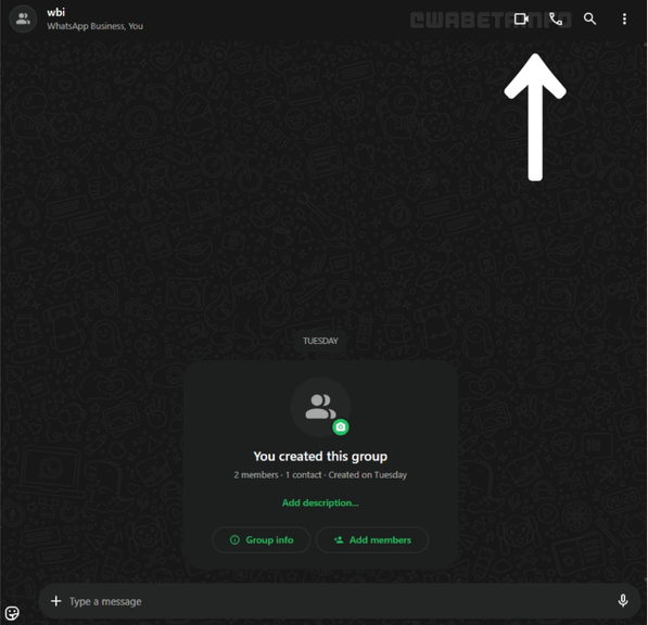 whatsapp web versão beta com chamada de vídeo e audio