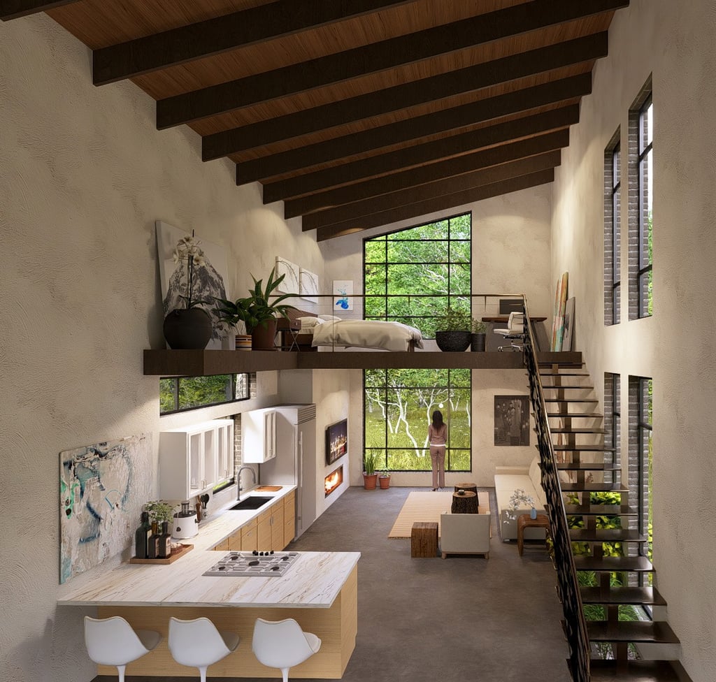 Custom home architectural visualization