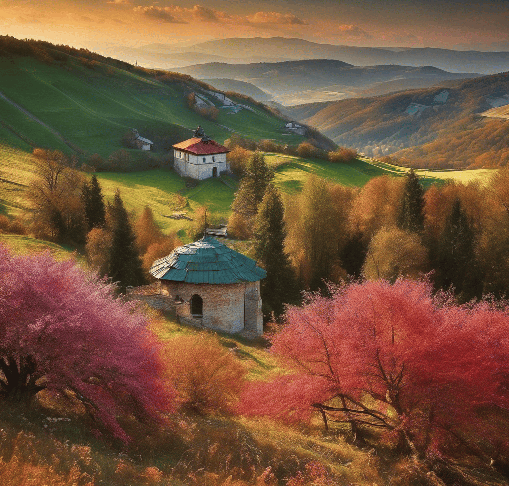 Bulgaria's landscape and houses