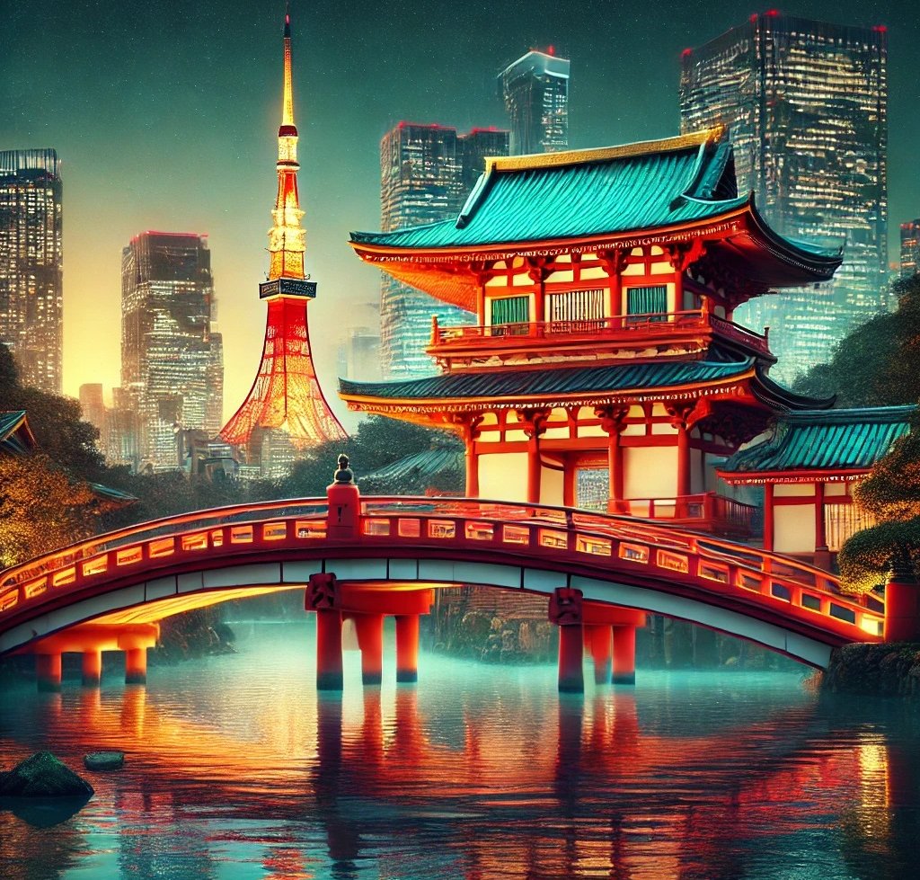 Japan modern and traditional