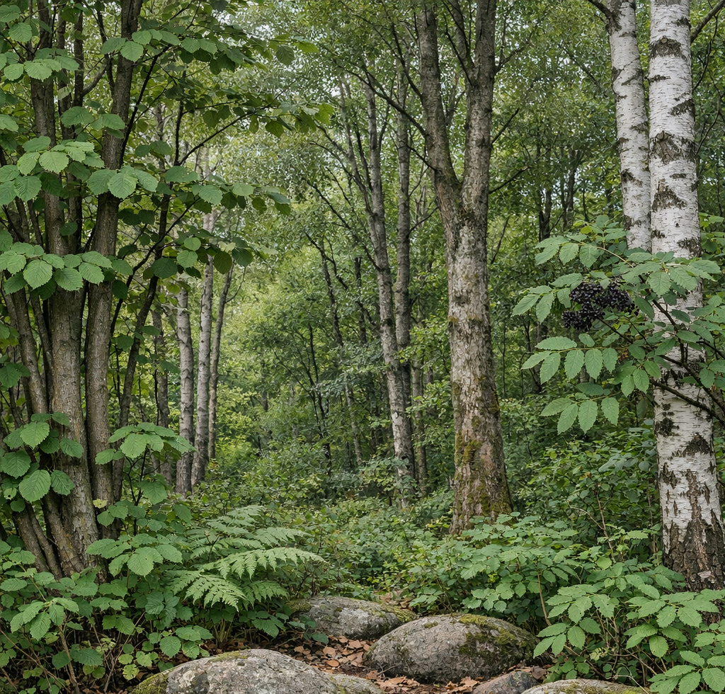 Image of an irish native forest