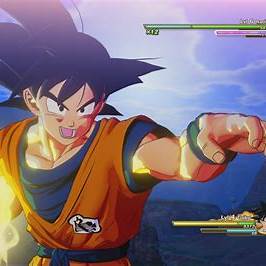 a dragon ball game being played in dragon ball