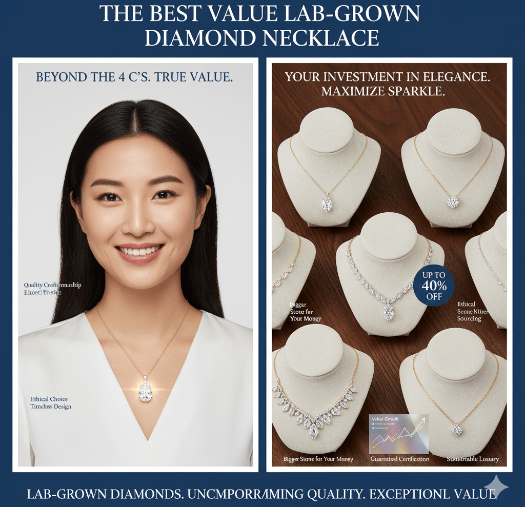 The Best Value Lab-Grown Diamond Necklace