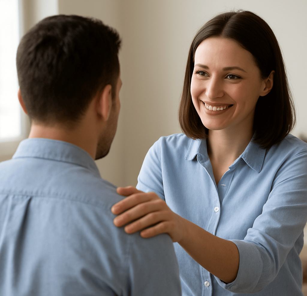 a magnifying glass sitting on top of a piece of paper