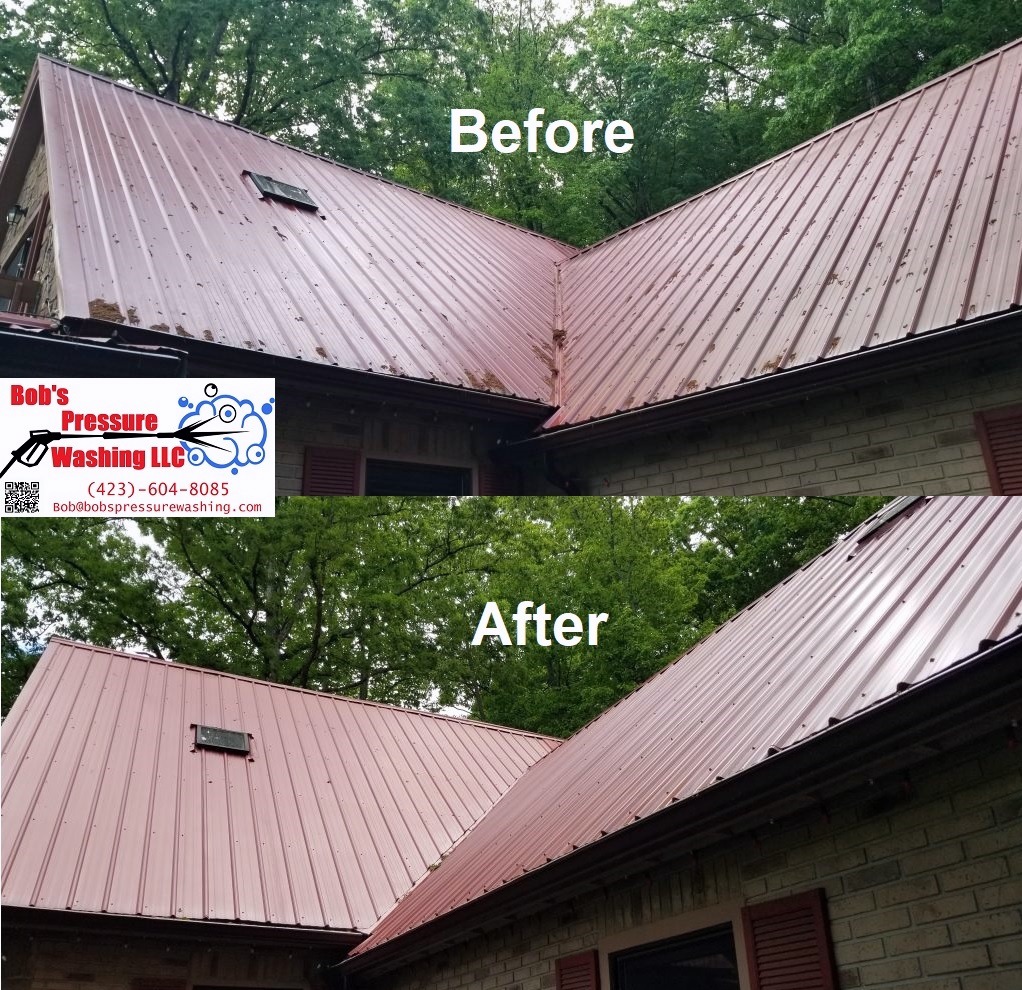 Roof wash in Bean Station, Tn 37708 near me by Bobs Pressure Washing LLC in Bulls Gap, Tn 37711 3