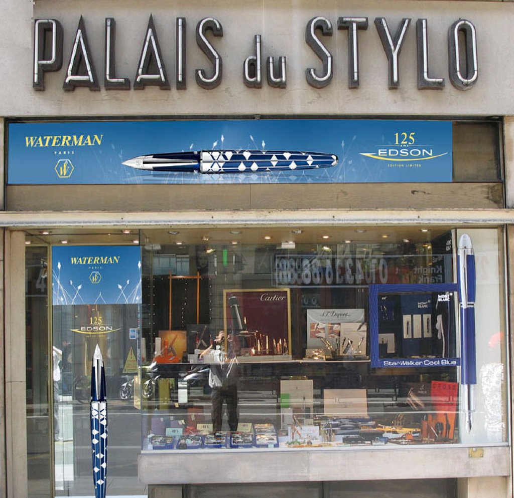 Devanture du Palais du Stylo - 9 rue Auber 75009 Paris
