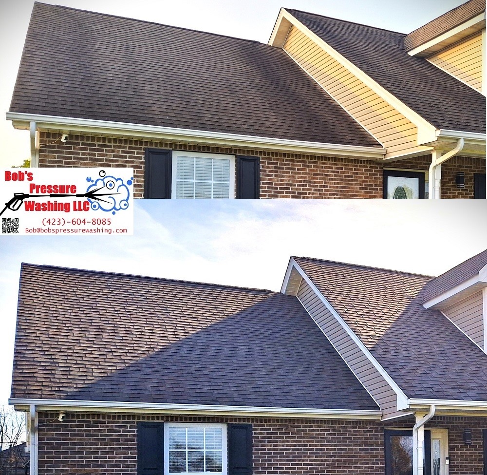 Roof wash in Russellville, Tn 37860 near me by Bobs Pressure Washing LLC in Bulls Gap, Tn 37711 1