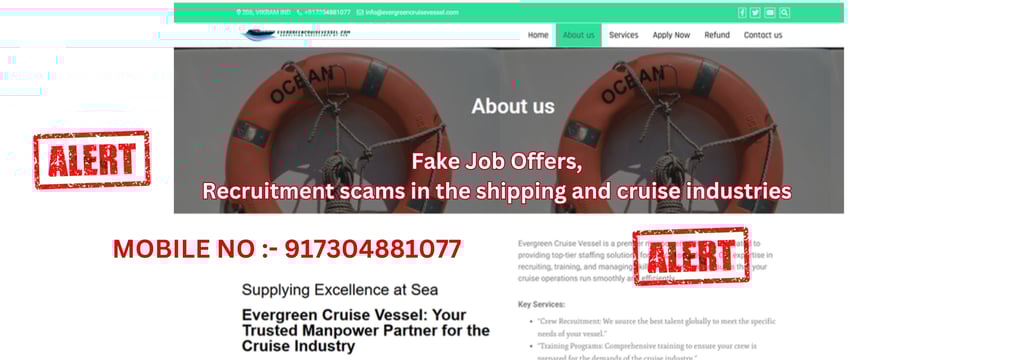 Evergreen Cruise recruitment