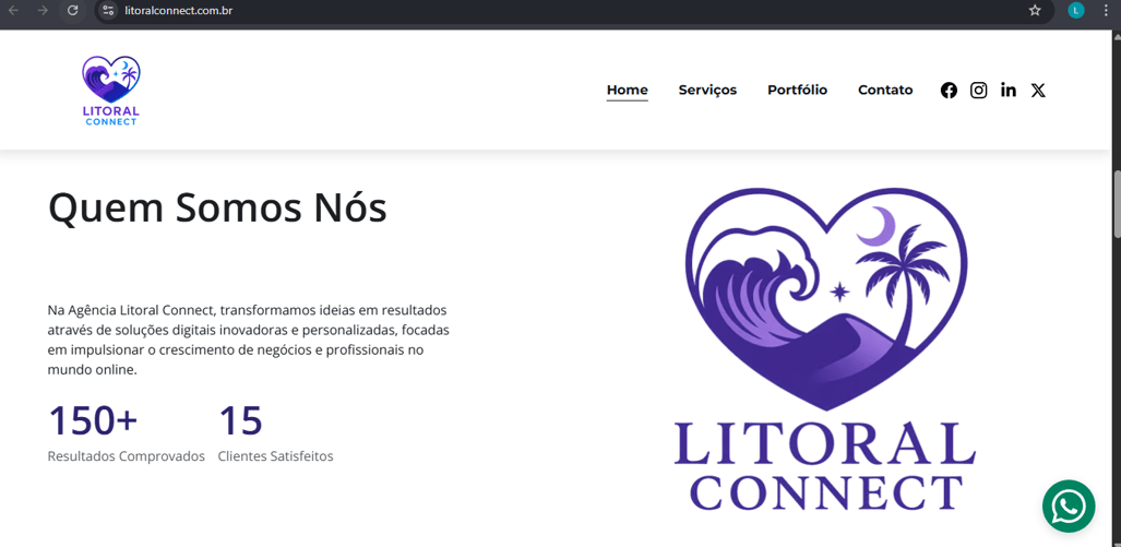 Site Litoral Connect