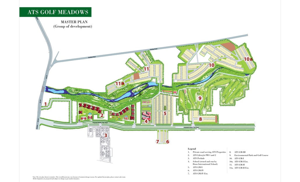 ATS Gold Meadows Lifestyle Derabassi Master Plan