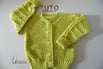 tuto kit gilet enfant à tricoter patron explication
