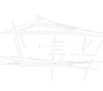 a black and white drawing of a house