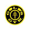 Logo de Gold's Gym, cadena internacional de gimnasios, cliente de Peru Impress para impresión de afiches promocionales, mater