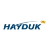 Logo de Hayduk, empresa peruana del sector pesquero y de alimentos, cliente de Peru Impress para impresión de empaques para p