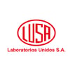 Logo de Laboratorios Unidos S.A. (LUSA), empresa peruana especializada en análisis clínicos y bioquímicos, cliente de Peru Im