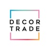 Logo de Decor Trade con marco degradado en tonos pastel y tipografía moderna, empresa de decoración e importaciones