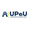 Logo institucional de la Universidad Peruana Unión (UPeU). Letras azules con símbolo estilizado