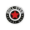 Logo de Roll-Star Sushi Bar con estrella roja, restaurante japonés especializado en sushi, cliente de Peru Impress para impre