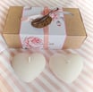 Textured Heart Candle